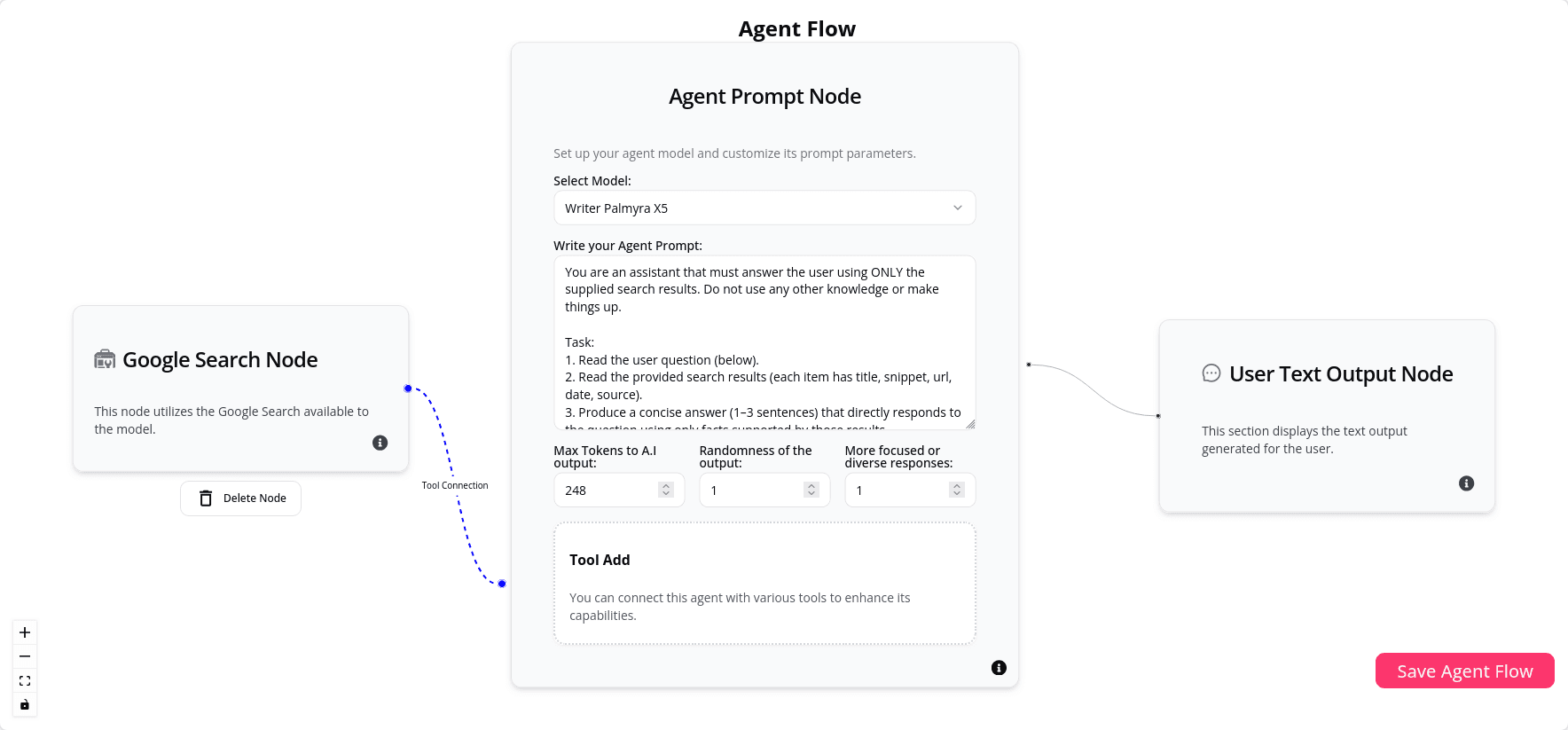 Simple search agent image 