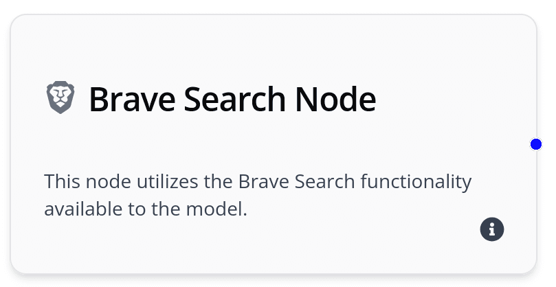 Brave Search Tool Node image