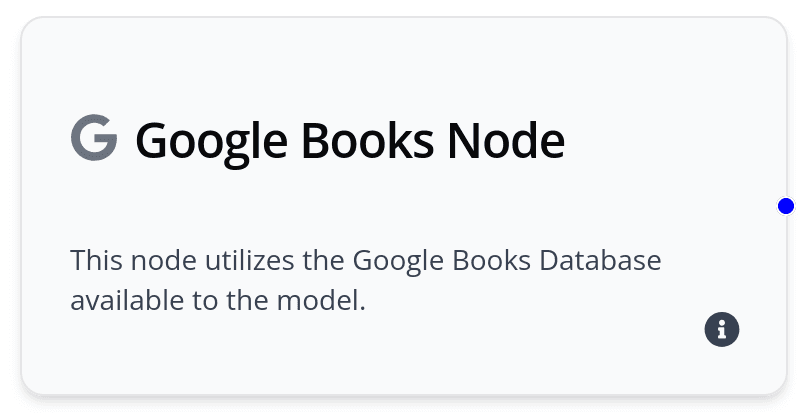 Google Books Tool Node image