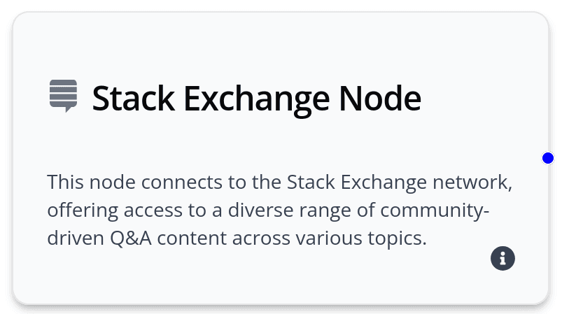 StackExchange Node image