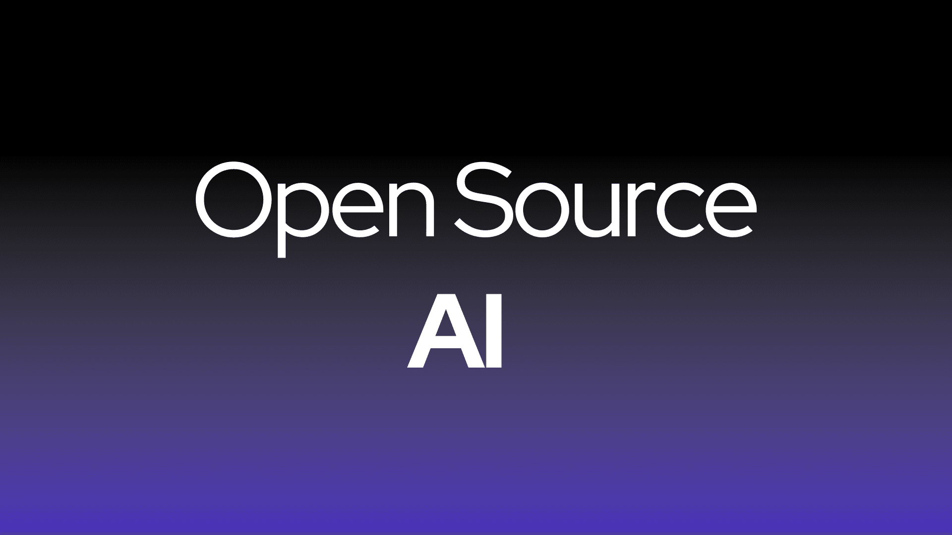 The Importance of Open Source AI